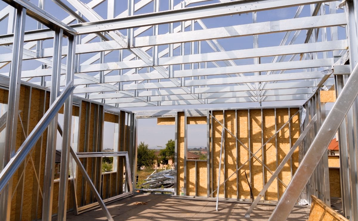 construcción de steel frame