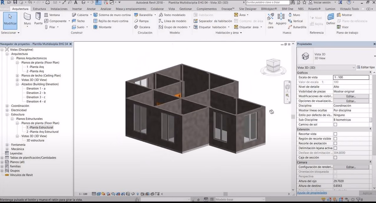 modelo revit